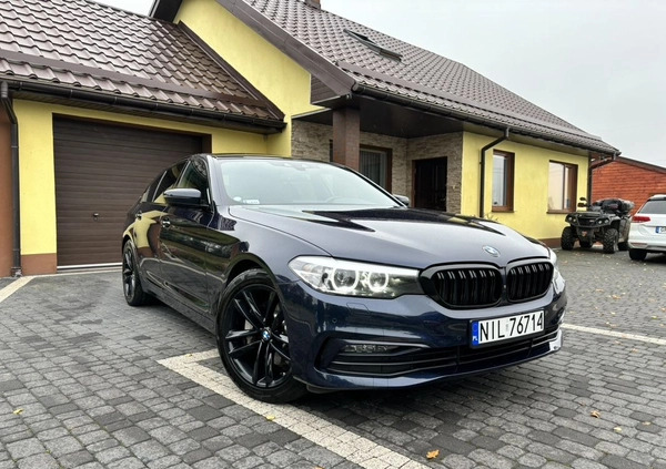 BMW Seria 5 cena 129150 przebieg: 122000, rok produkcji 2018 z Kisielice małe 742